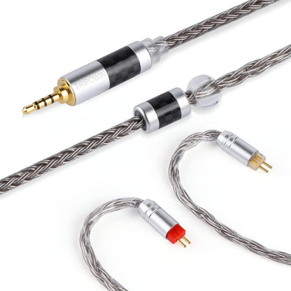 Zonie 16 Core Silver Plated Cable SPC Earphone Cable for KZ ZSX, ZSN Pro, ZS10 Pro Nf2U, QDC Iems(Qdc-2.5Mm, Grey)