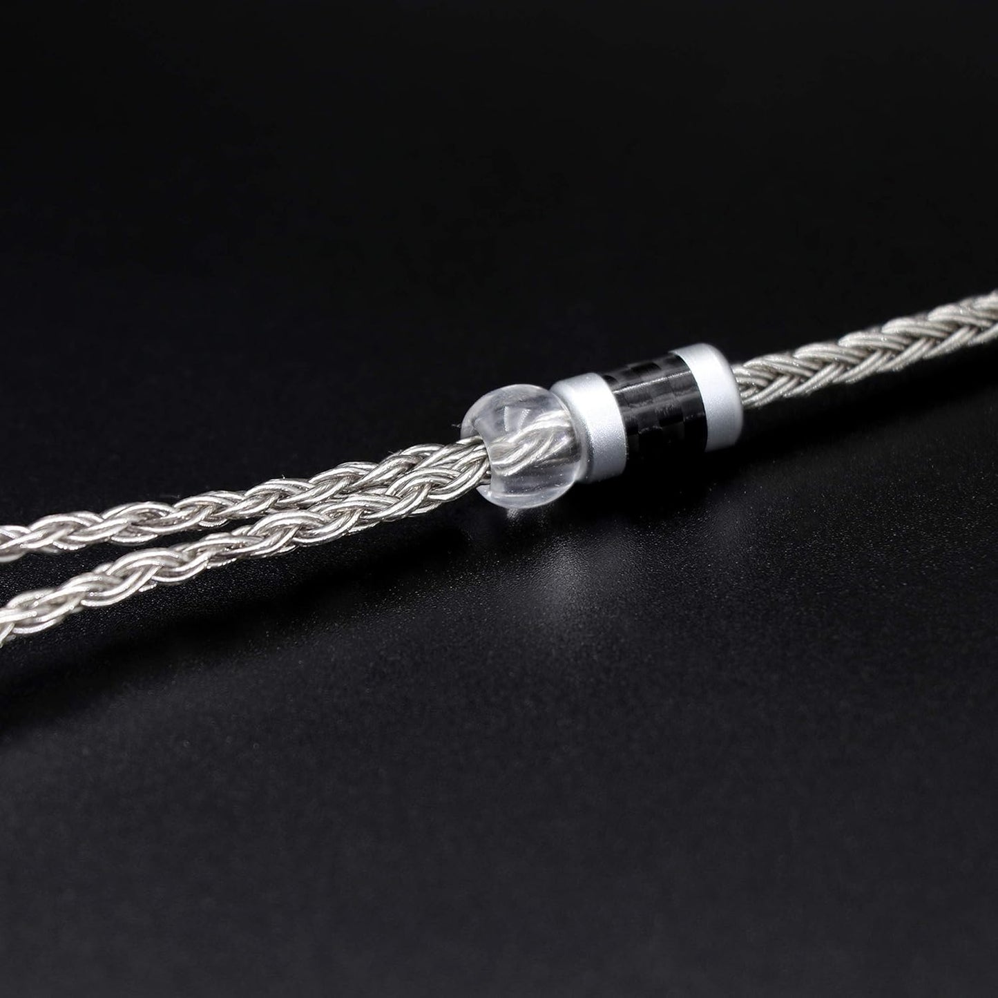 Zonie 16 Core Silver Plated Cable SPC Earphone Cable for KZ ZSX, ZSN Pro, ZS10 Pro Nf2U, QDC Iems(Qdc-2.5Mm, Grey)